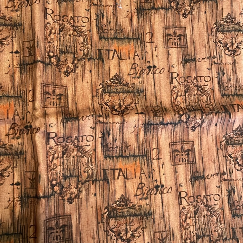 Bergen valley wine wood impression fabric. - Picture 3 of 6